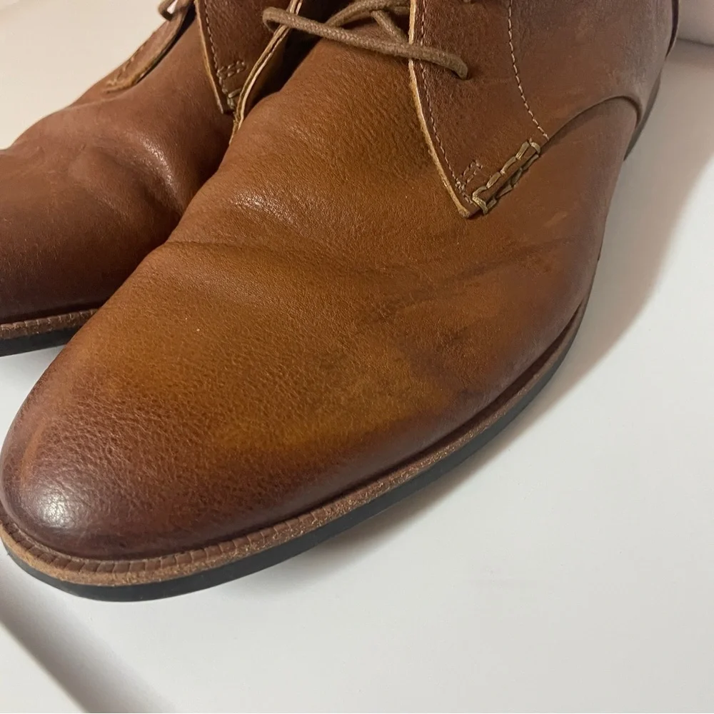Clarks Mens Boyd Ankle Chukka Dress Boot Men Sz 13 M Brown Leather